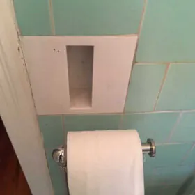 mystery bathroom holder