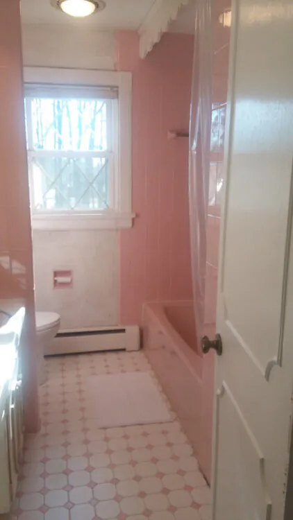 pink bathroom 