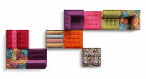 missoni home mah jong sofa for roche bobois