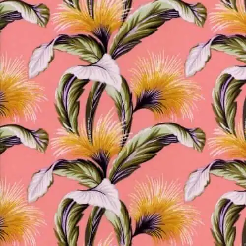 tropical fabric pink