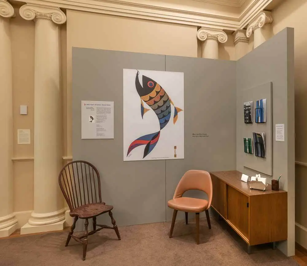 Winterthur exhibit Herbert Matter ad for Knoll Furniture