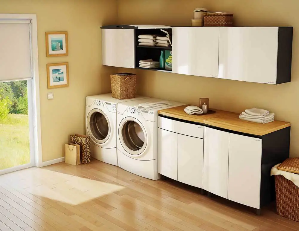 steel laundry cabinets