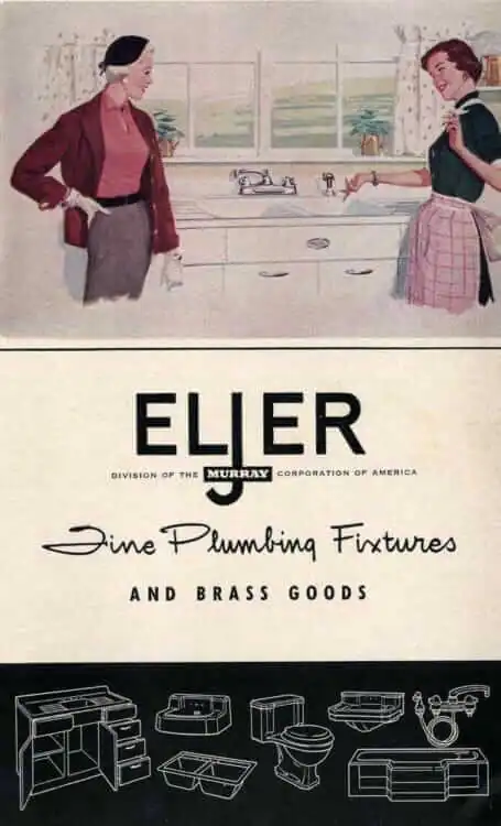 Eljer steel kitchen cabinets 1955