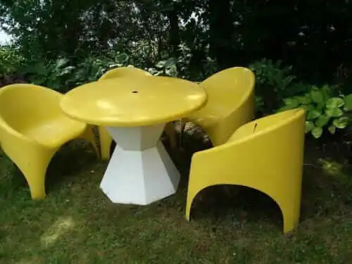 fibrella table and chair set