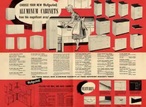 aluminum kitchen cabinets