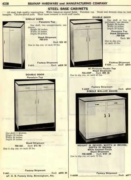 belknap hardware steel kitchen cabinets