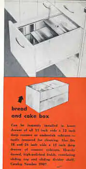 bread box drawer insert