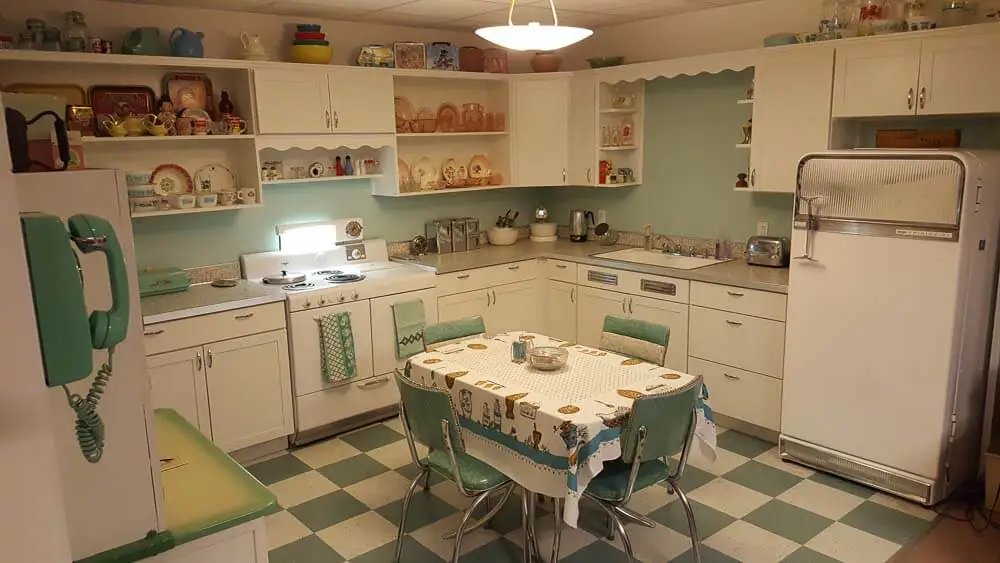 affordable mid century kitchen