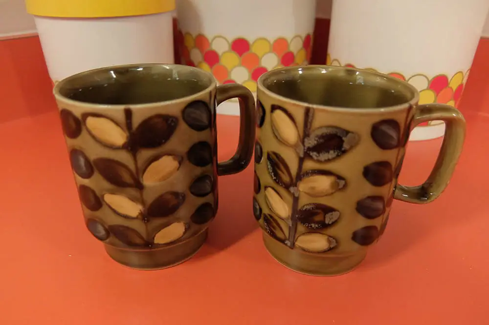 brady bunch coffee mugs otagiri