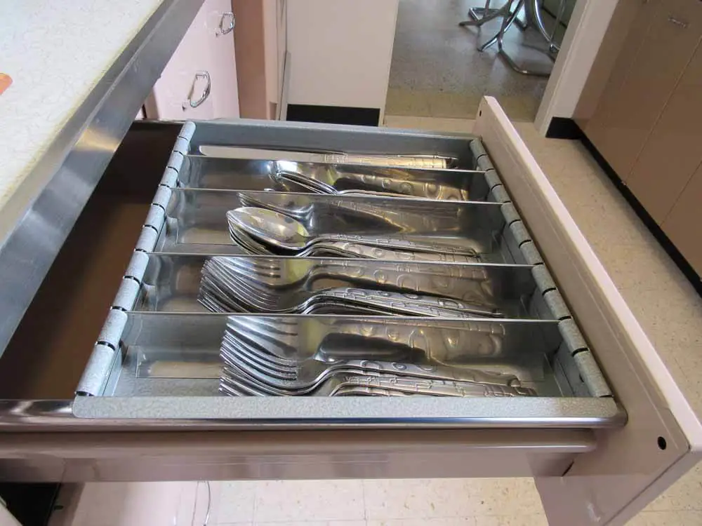 kitchen drawer silverware holder