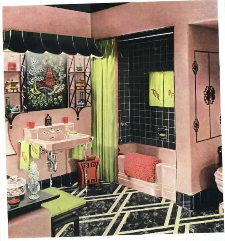 pink bathroom hazel dell brown