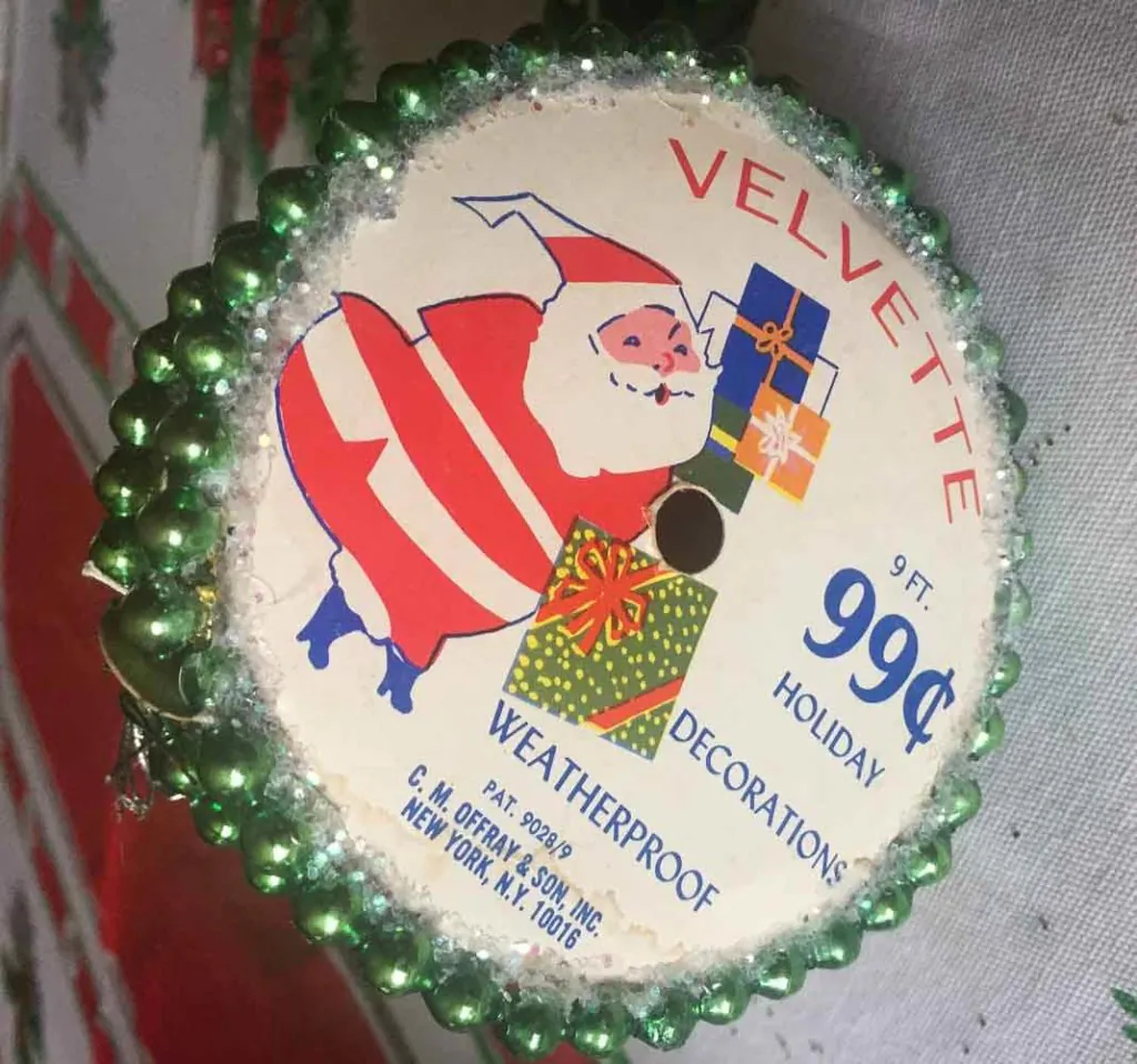 vintage christmas ribbon for crafting