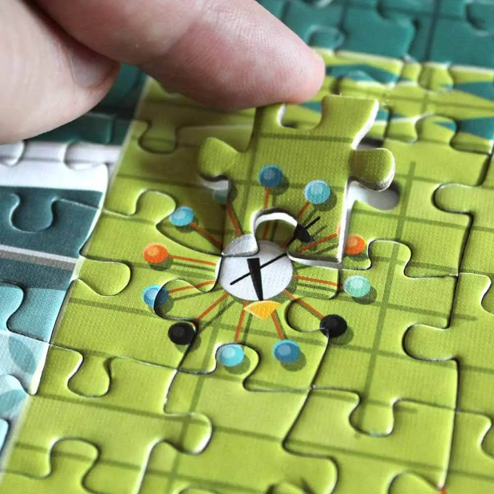 george nelson clock in a puzzle