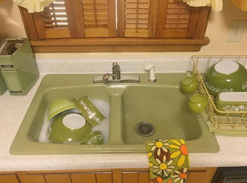 avocado kitchen sink