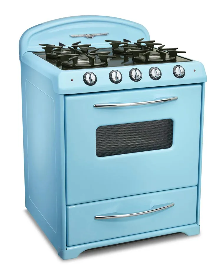 blue retro stove from Northstar