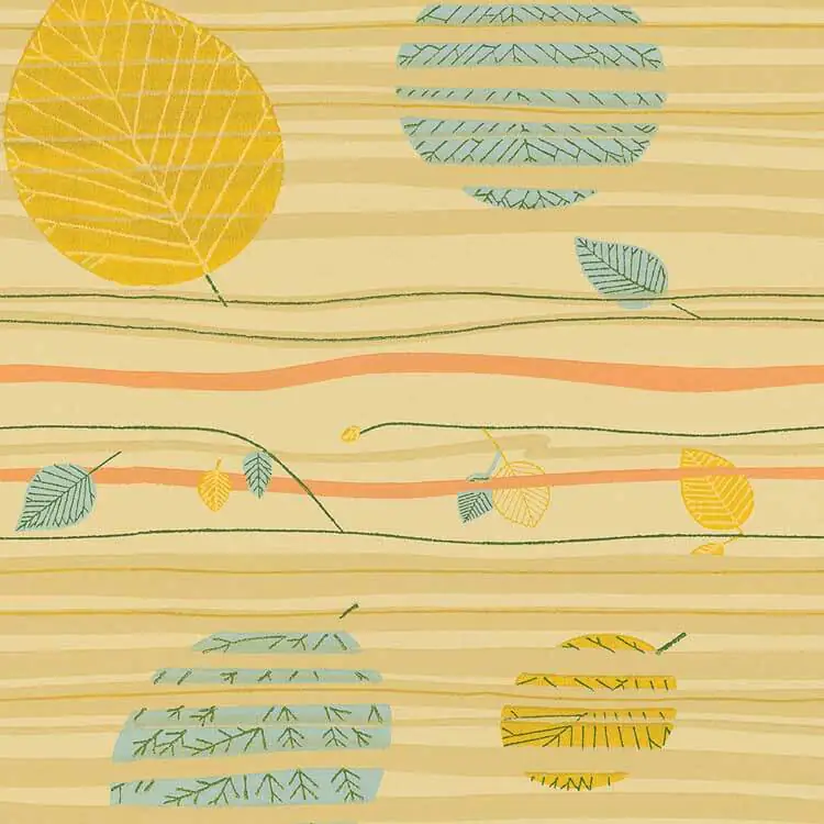 midcentury reproduction wallpaper from Bradbury and Bradbury
