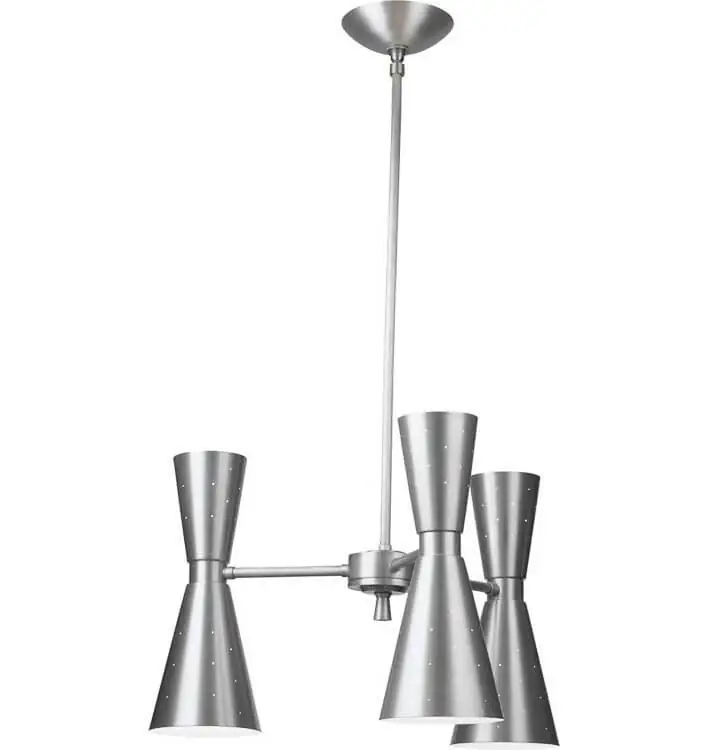 Galaxy narrow chandelier from Rejuvenation