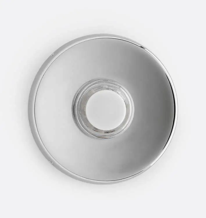 MID-CENTURY ROUND DOORBELL BUTTON